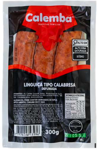 linguiça tipo calabresa 300g